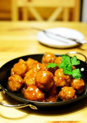 我が家のシンプル肉団子甘酢あん-レシピのメイン写真