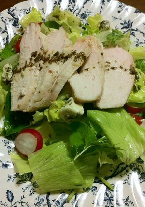 ごちそうサラダ(チキン&ブルーチーズ)-レシピのメイン写真