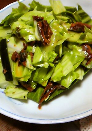 ＊サンマの蒲焼き（缶詰）時短サラダ＊-レシピのメイン写真