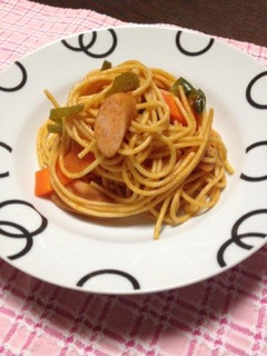 お鍋ひとつ!簡単美味しいナポリタン♡-レシピのメイン写真