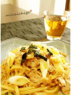 塩麹と醤油の和風焼きうどん-レシピのメイン写真