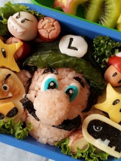 キャラ弁!ルイージ弁当-レシピのメイン写真