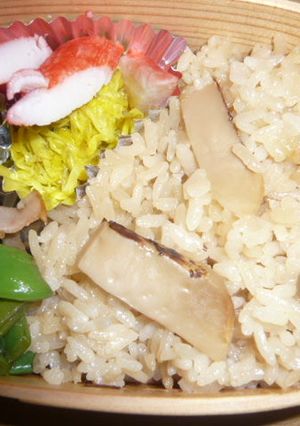 マツタケご飯-レシピのメイン写真
