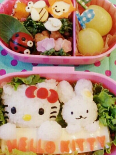キャラ弁~キティ弁当-レシピのメイン写真
