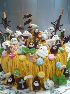 ハロウィン 死神 たけのこの里で☆-レシピのメイン写真