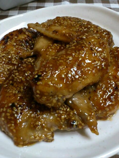 ちゅるんと美味しい*手羽先の甘酢煮-レシピのメイン写真