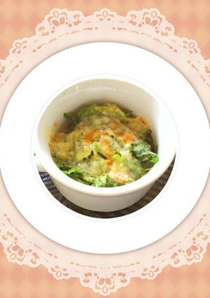 レタスとハムのチーズココット-レシピのメイン写真