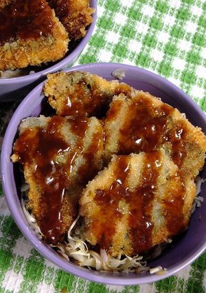 ヘルシー！焼きアジフライのポン酢ソース丼-レシピのメイン写真