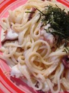 ☆たこ入りたらこバターうどん☆-レシピのメイン写真