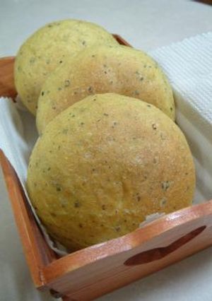 パン記録☆ カレー味のセサミパン♪-レシピのメイン写真