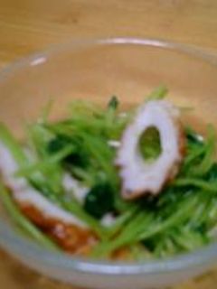 三つ葉とちくわの簡単和え物-レシピのメイン写真