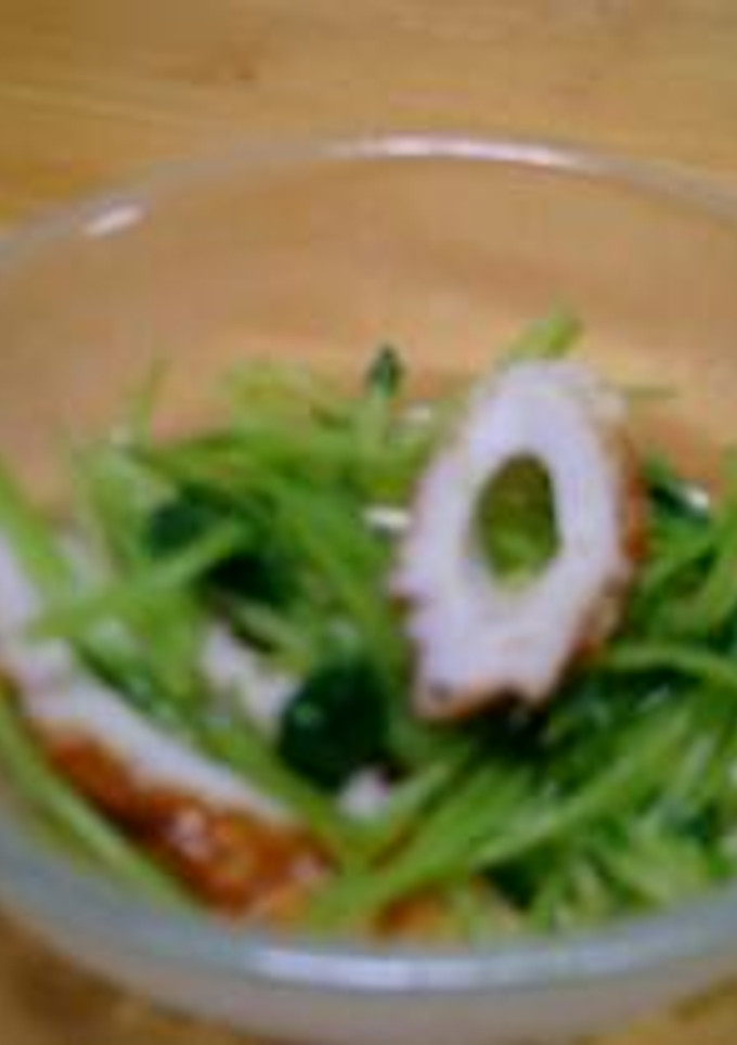 三つ葉とちくわの簡単和え物-レシピのメイン写真