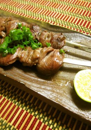鶏ココロの串焼き☆心臓下処理-レシピのメイン写真