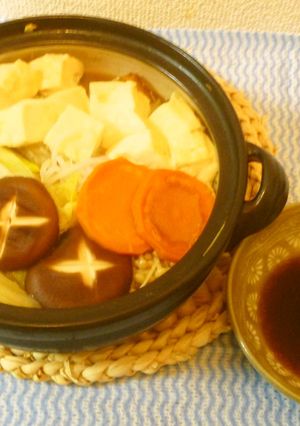パパの野菜たっぷり寄せ鍋-レシピのメイン写真