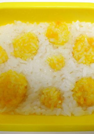 応用！美味しい２色ご飯 しましま＆ドット-レシピのメイン写真