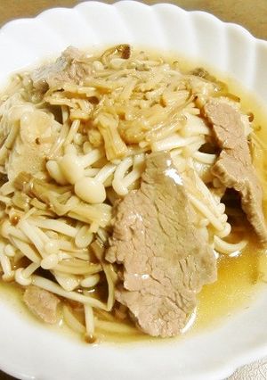 ずぼら?なめ茸で味付ける2種類のエノキ♪-レシピのメイン写真