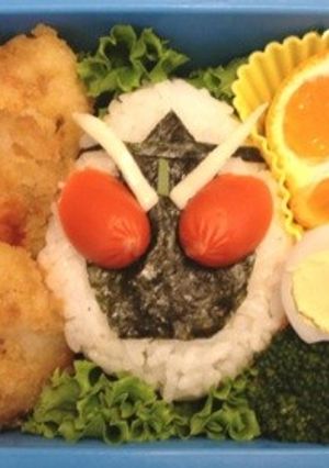 仮面ライダーフォーゼ弁当-レシピのメイン写真