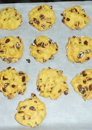 かぼちゃレーズン米粉のソフトクッキー♪-レシピのメイン写真