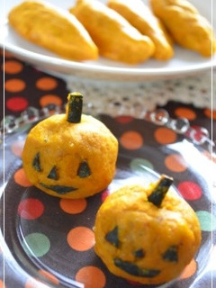 かぼちゃでスイートポテト&ハロウィン♪-レシピのメイン写真