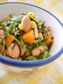 ひじきと豆のサラダ-レシピのメイン写真