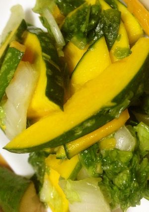 しゃきしゃき！かぼっコリーと白菜のサラダ-レシピのメイン写真