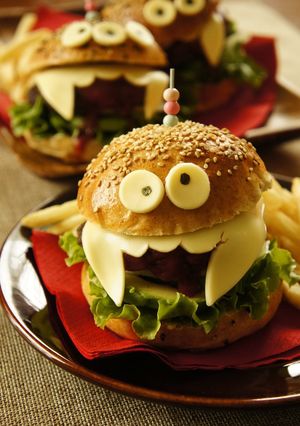 ハロウィン★モンスターバーガー-レシピのメイン写真