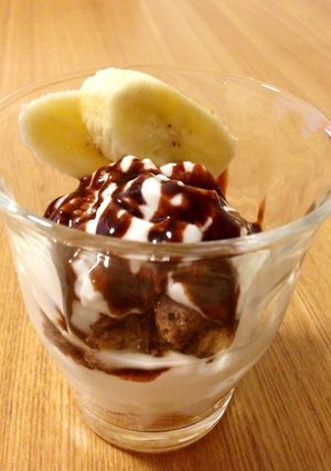水切りヨーグルトのチョコレートパフェ-レシピのメイン写真