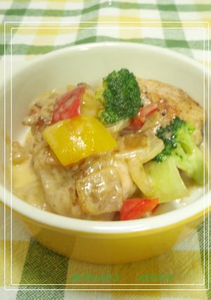 ➏☆チキンソテーグリーンカレー風味☆➏-レシピのメイン写真