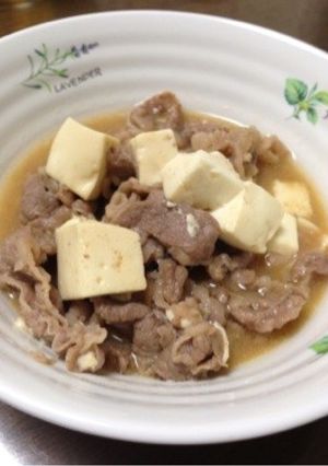 簡単♪ お味噌味の肉豆腐☆-レシピのメイン写真