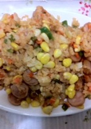 ウインナーマヨライス-レシピのメイン写真