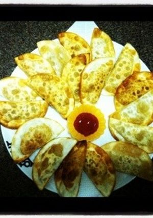 薩摩芋とクラフト パルメザンチーズ揚餃子-レシピのメイン写真