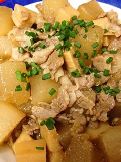 大根と豚バラ肉の煮物-レシピのメイン写真