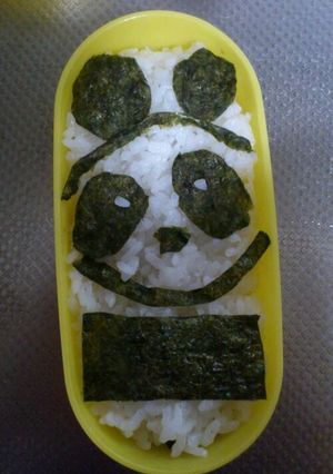 超簡単、カワイイ♪パンダの弁当-レシピのメイン写真