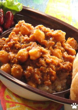 ひよこ豆の和風ドライカレー-レシピのメイン写真