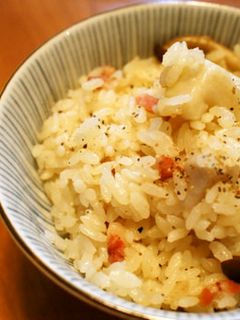 里芋の洋風炊き込みご飯-レシピのメイン写真