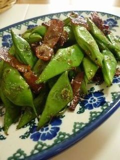 モロッコ豆とベーコンのコンソメ炒め-レシピのメイン写真