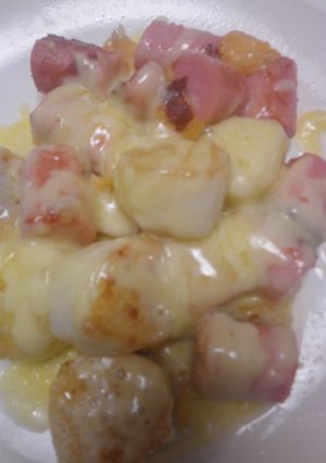 長芋とソーセージ焼きのとろけるチーズのせ-レシピのメイン写真