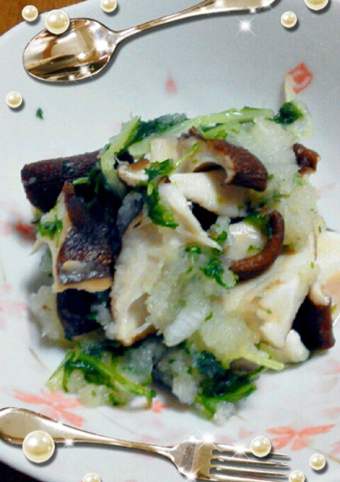 焼き椎茸のおろし和え-レシピのメイン写真