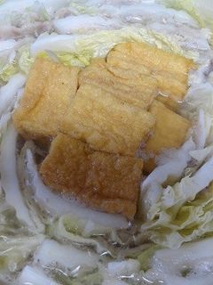 白菜と豚バラ肉ミルフィーユ厚揚げ鍋-レシピのメイン写真