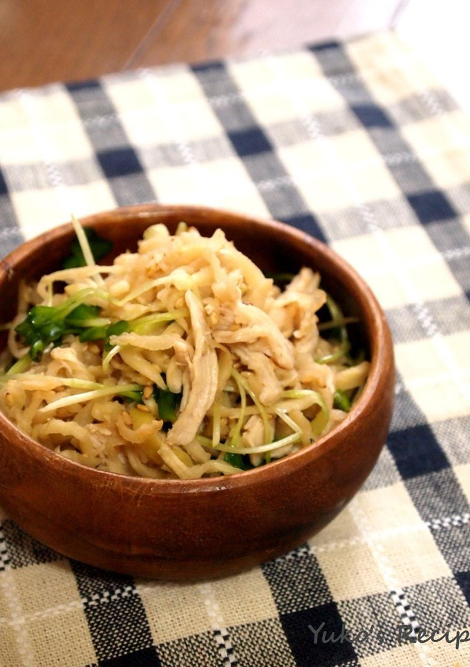 切干大根と鶏ささみの白だし風味和え-レシピのメイン写真