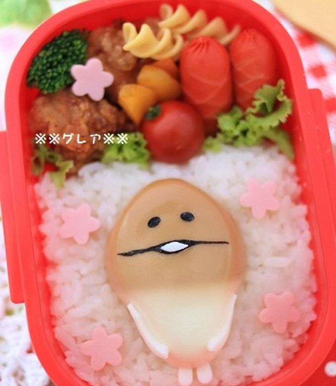 ゆで卵で簡単★なめこ栽培キット　キャラ弁-レシピのメイン写真