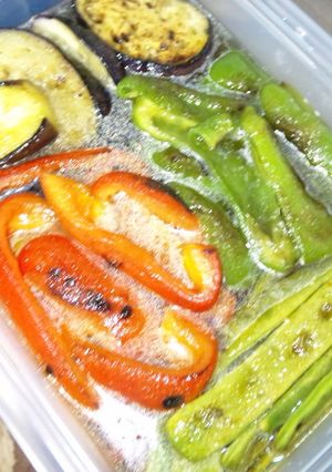 明日は来客！楽チン野菜の焼き浸し♪-レシピのメイン写真