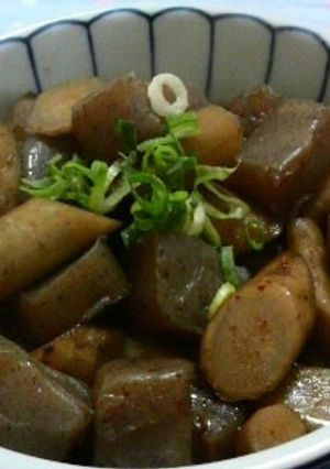 お弁当にも、ごぼうとコンニャクの甘辛煮-レシピのメイン写真