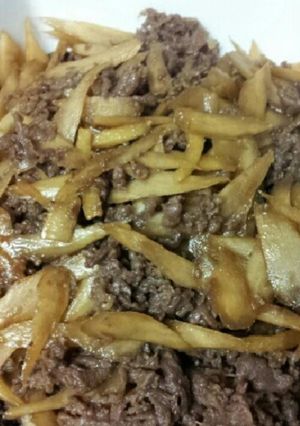 牛肉とゴボウのしぐれ煮-レシピのメイン写真
