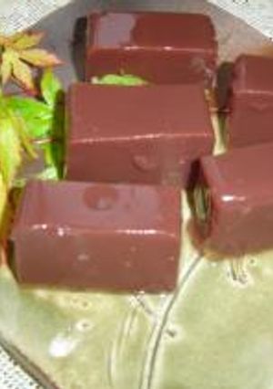 夏の和菓子水ようかん-レシピのメイン写真