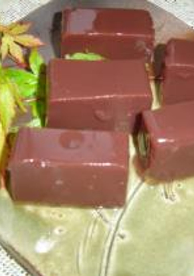 夏の和菓子水ようかん-レシピのメイン写真