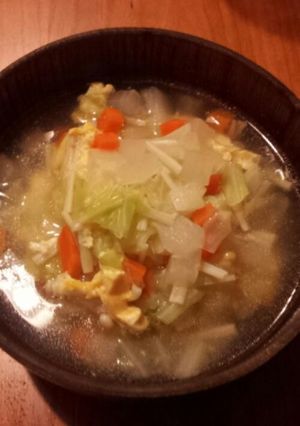 野菜玉子スープ☆子供もパクパク♪-レシピのメイン写真