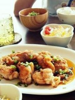 サクサク鶏のから揚げ*ねぎソース-レシピのメイン写真