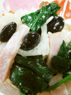 レンコン&ほうれん草&黒豆のサラダ♪-レシピのメイン写真