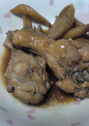 抗酸化★鶏手羽とごぼう煮-レシピのメイン写真